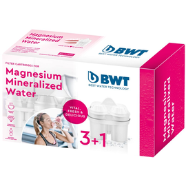814134 BWT Magnesium Mineralized WaterKartusche Mg2+, 3 + 1 Pack Produktbild