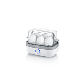 316400 Severin EK 3164 Eierkocher, 1 6 Eier, 420 W, LED, weiß-grau Produktbild