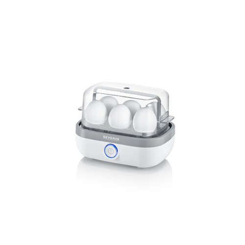 316400 Severin EK 3164 Eierkocher, 1 6 Eier, 420 W, LED, weiß-grau Produktbild Front View L