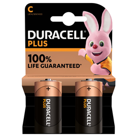 5000394141827 Duracell Plus (2 Stk.-Bl.) C(MN1400/LR14) K2 Baby Batterie Produktbild