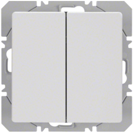 85656229 Berker BERKER KNX RF R.x Wandsender 2fach flach quicklink polarw Produktbild front M