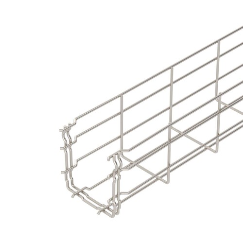 6002451 Obo GRM 105 100 A2 Gitterrinne GRM 105x100x3000 Edelstahl, rostfrei bl Produktbild