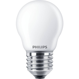 34768700 Philips CorePro LEDLuster 6,5- 60W P45 E27 matt Glas IP44 Produktbild front M