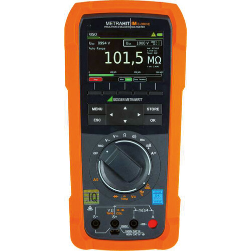 M274S GMC METRAHIT IM E DRIVE BT Multimeter, Milliohmmeter und Isolation Produktbild Front View L