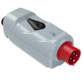 54014610 PC-Electric CEE-Stecker mit Schalter (WENDE) 16A 4p 6h IP44 Produktbild front M