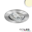 114926 Isoled LED Einbauleuchte Slim68 MiniAMP Alu gebürstet, rund 8W, 24V DC, Produktbild