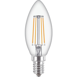 34726700 Philips CorePro LEDcandle 4,3-40W E14 827 B35 klar Glas IP44 Produktbild