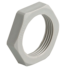 8216 Agro AGRO Gegenmutter PA GFV Pg16 hellgrau RAL 7035 Produktbild front M