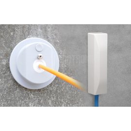 80219.6 Lightwin FTTH einfache Mauerdurchführung + 90° Rohreinführung Produktbild front M