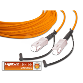 LSP-50 SC-SC 2.0 OM2 Lightwin High Quality Simplex LWL Patchkabel, MM OM2, Produktbild