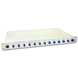 SPBOX 12E09 OS2 SC Lightwin LWL Spleissbox, 12 Fasern, 12x SC Singlemod Produktbild front S