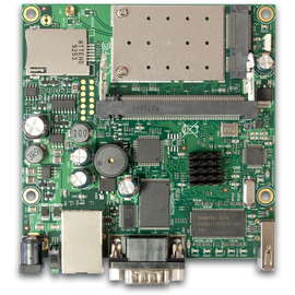 RB411UAHR Mikrotik RouterBOARD 411 with 680MHz Atheros CPU, 64MB RAM, Produktbild front M