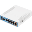 RB962UIGS-5HACT2HNT Mikrotik hAP ac mit 720 MHz CPU, 128 MB RAM, 5x Gigabit LAN Produktbild