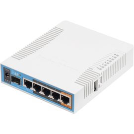 RB962UIGS-5HACT2HNT Mikrotik hAP ac mit 720 MHz CPU, 128 MB RAM, 5x Gigabit LAN Produktbild