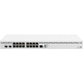 CCR2004-16G-2S+ Mikrotik Cloud Core Router mit 4 Core CPU, 16x 1GB, 2x 10GB Produktbild front M