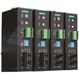 ICF-1150-M-SC-T Moxa ICF 1150 Serie, Industrie RS 232/422/485 zu Fiber Konve Produktbild front M