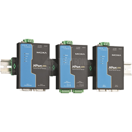 NPORT 5230A-T Moxa NPort® 5200A, 2 Port RS 232/422/485 Serial Device Server Produktbild front M