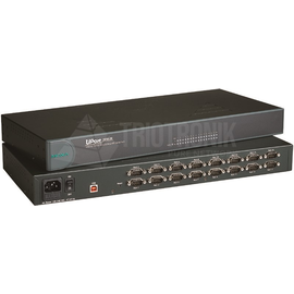 UPORT 1650-16 Moxa 16 Port USB to Serial Hub, EU Plug, RS-232/422/485 Produktbild front M