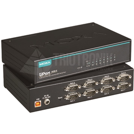 UPORT 1650-8 Moxa 8 Port USB to Serial Hub, EU Plug, RS-232/422/485 Produktbild front M
