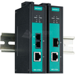 IMC-21GA-LX-SC Moxa Industrial Gigabit Ethernet to Fiber Media Converters Produktbild front S