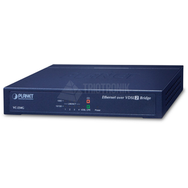 VC-234G Planet 4 Port 10/100/1000T Ethernet to VDSL2 Bridge 30a profile Produktbild front M