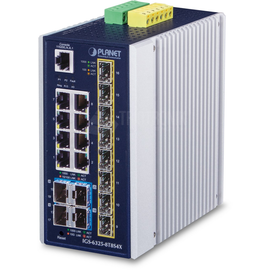 IGS-6325-8T8S4X Planet Industrial L3 8 Port 10/100/1000T + 8 Port 100/1000X SF Produktbild front M