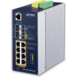 IGS-6325-8UP2S2X Planet Industrial L3 8 Port 10/100/1000T 802.3bt PoE + 2 Port Produktbild front S