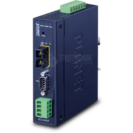 ICS-2102T Planet IP30 Industrial 1 Port RS232/RS422/RS485 Serial Device Server Produktbild front M