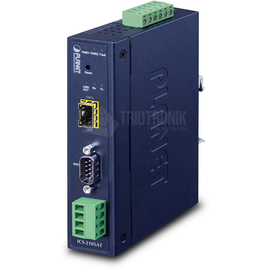 ICS-2105AT Planet IP30 Industrial 1 port RS232/422/485 Serial Device Server w/ 1 Produktbild front M