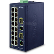 IFGS-1822TF Planet Industrial 16Port 10/100TX + 2Port Gigabit TP/SFP Combo E Produktbild front S