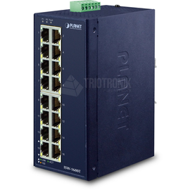 ISW-1600T Planet IP30 Industrial 16 Port 10/100TX Fast Ethernet Switch Produktbild front M