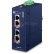 IPOE-270-12V Planet Industrial 2 port Multi Gigabit 802.3bt PoE++ Injector Hub Produktbild