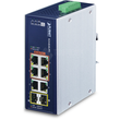 IGS-824UPT Planet IP30 Industrial 4Port 1Gbit 802.3bt PoE + 2Port 1Gbit + 2Port Produktbild front S