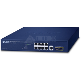 GS-4210-8T2S Planet L2 / 8 Port Managed Gigabit Switch + 2 SFP Interfaces Produktbild