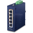 IGS-504PT Planet Industrial 4 Port Gbit 802.3at PoE + 1 Port 10/100/1000T Switc Produktbild front S