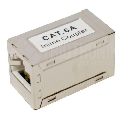 WKUP KAT6A STP Wirewin KAT.6A RJ45 Verbinder Buchse/Buchse, 1:1 belegt, STP Produktbild