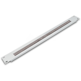 KDP 1U MB Triotronik 19\ 1HE Kabelführungspanel mit Bürste Produktbild front M