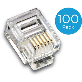 MOD 6-6 SF-100 Triotronik Modularstecker RJ12 (6 Pole / 6 Kontakte), ungeschirmt Produktbild front M