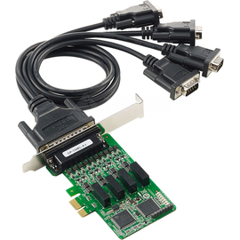 CP-134EL-A-I-DB25M Triotronik 4 port RS 422/485 PCI Express Board w/ 4kV Surge Produktbild front M