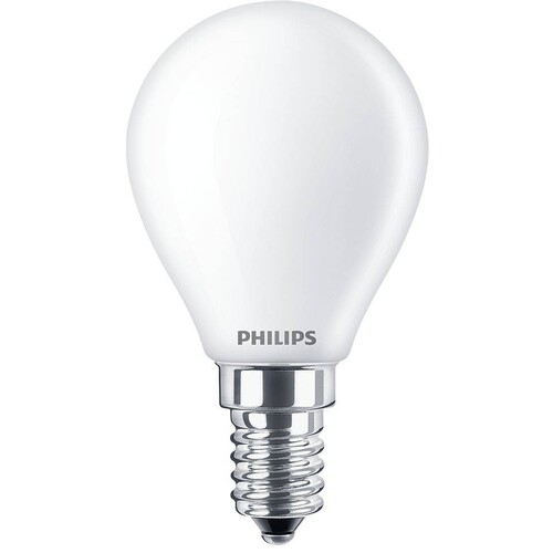 929002028792 Philips Lampen CorePro LEDLuster 6,5 60W P45 E14 matt G Produktbild
