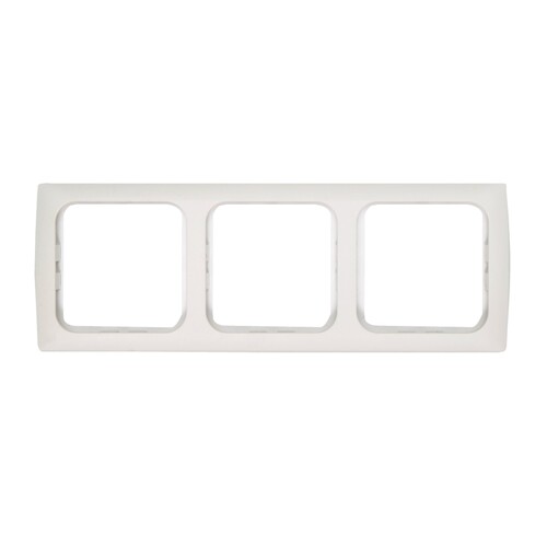 I10173W Inprojal Rahmen SOFT 3fach struktur weiss Produktbild Front View L