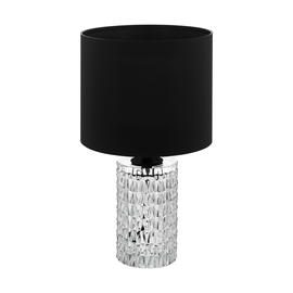 39979 Eglo TL/1 E27 SCHWARZ/KLAR SAPUARA Produktbild front M