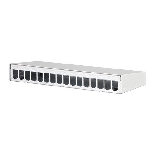 130861-1602-E Metz Connect Modul AP Gehäuse 16 Port reinweiß, unbestückt Produktbild