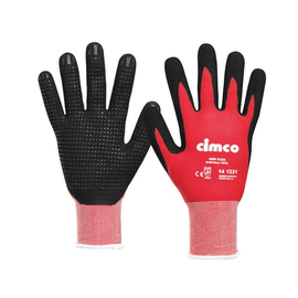 141230 Cimco Arbeitshandschuh Grip Flex schwarz/rot, Größe 9/L Produktbild