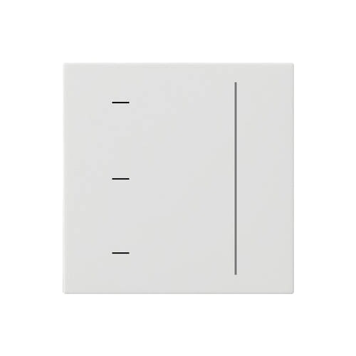 536527 Gira S3000 Touchaufsatz System 55 Reinweiß m Produktbild Front View L