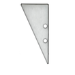 114832 Isoled Endkappe EC91 Aluminium eloxiert für Profil HIDE TRIANGLE inkl. Produktbild front S