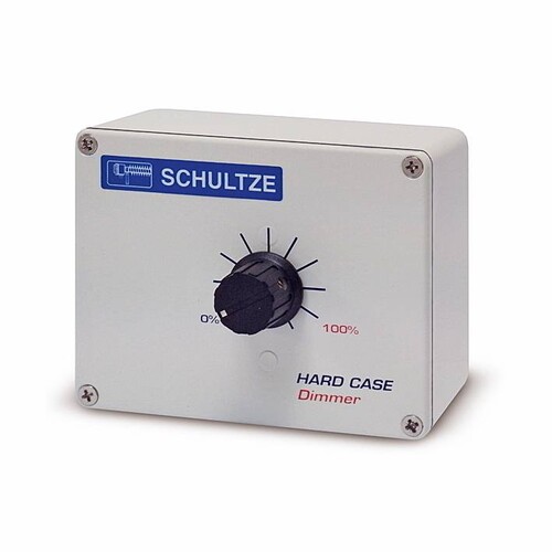 SFHWP-D Schultze Dimmer 230V 13A für IR-Wärmestrahler bis 3000W Produktbild Front View L