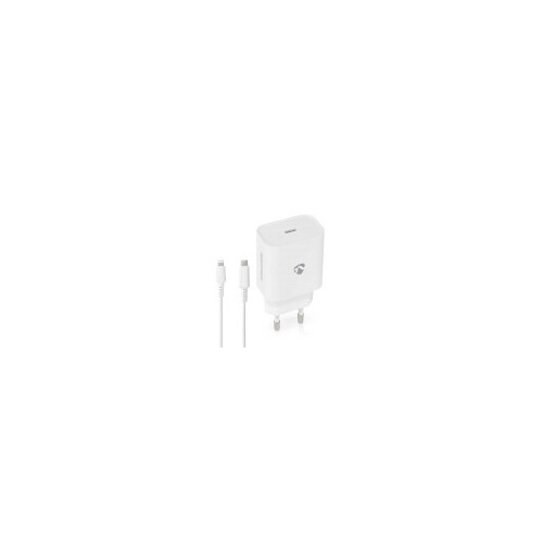 WCPDL20W112WT Nedis Netzladegerät | Schnellladefunktion | PD3.0 20W | 1.67  Produktbild Front View L