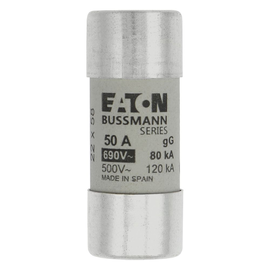 C22G50 Eaton CYLINDRICAL FUSE 22 x 58 50A GG 690V AC Sicherungseinsatz 50A 69 Produktbild