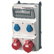930010 Mennekes Steckdosen-Kombi AMAXX 3 2xSSTD 1x16/5 1x32/5 IP44 +Abs. Produktbild